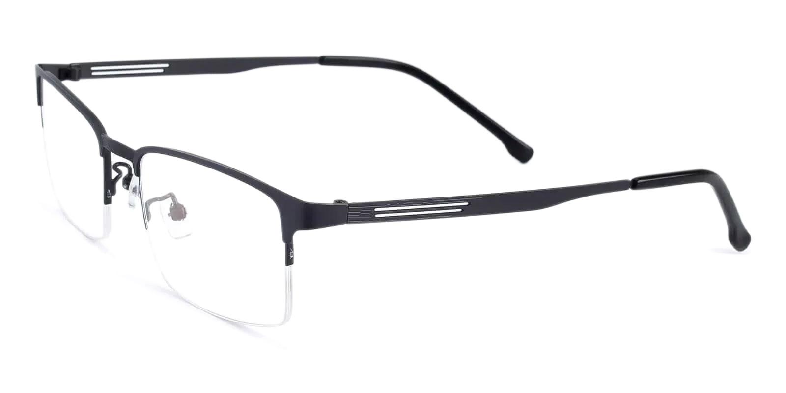 Gabriel Gun Metal Eyeglasses , NosePads Frames from ABBE Glasses