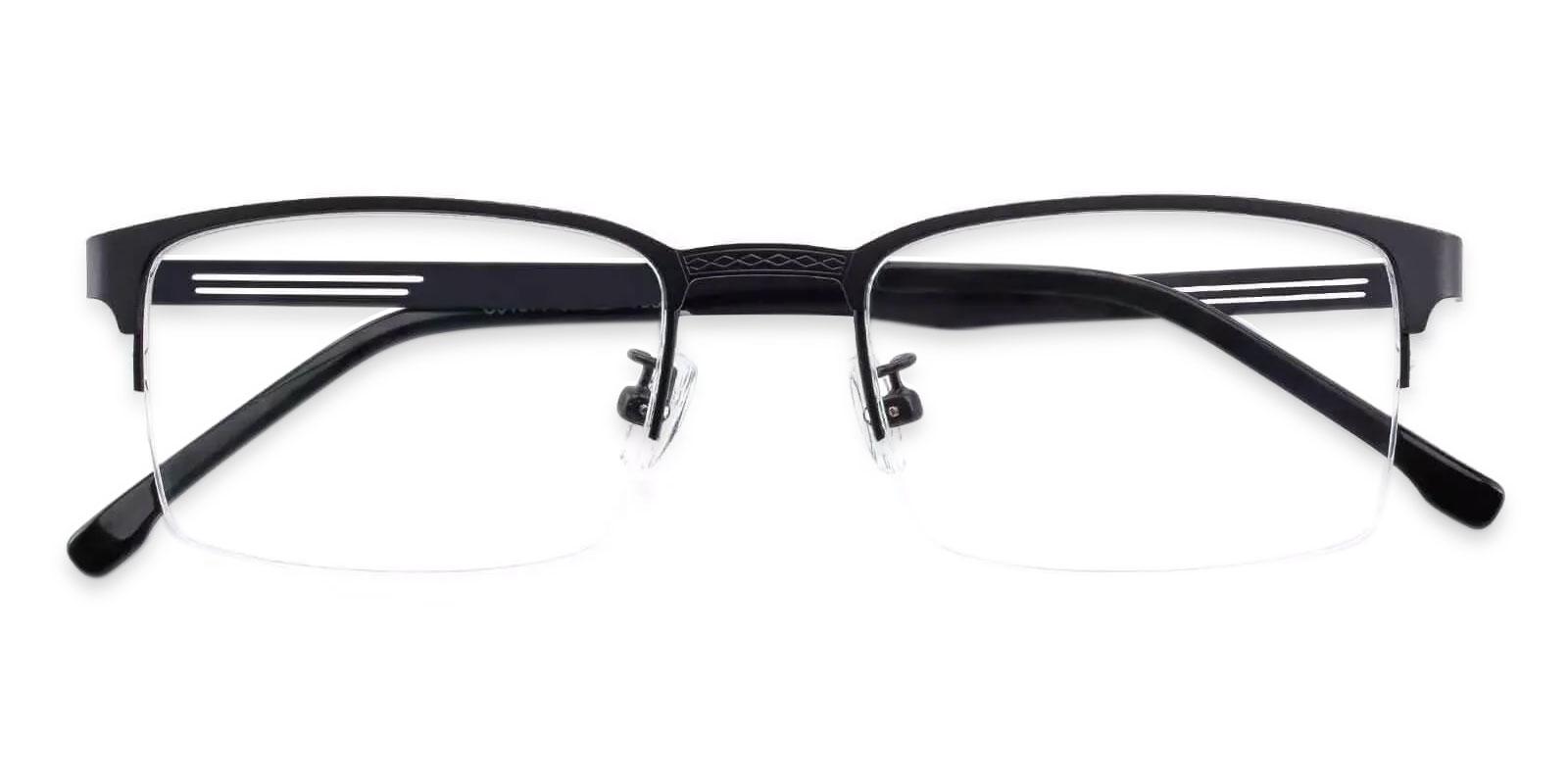 Gabriel Gun Metal Eyeglasses , NosePads Frames from ABBE Glasses