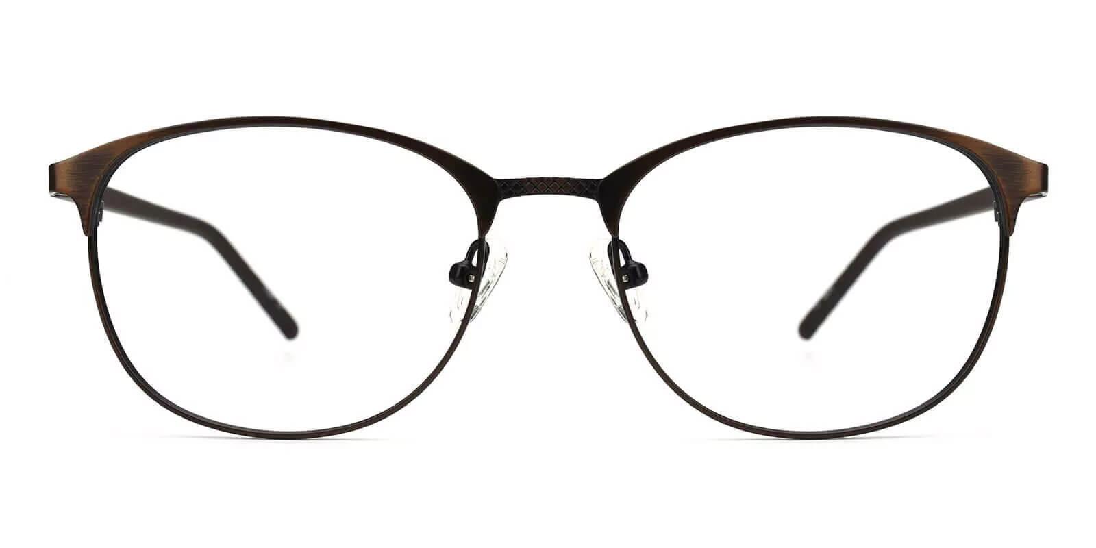 Emily Brown Metal Eyeglasses , Lightweight , NosePads Frames from ABBE Glasses