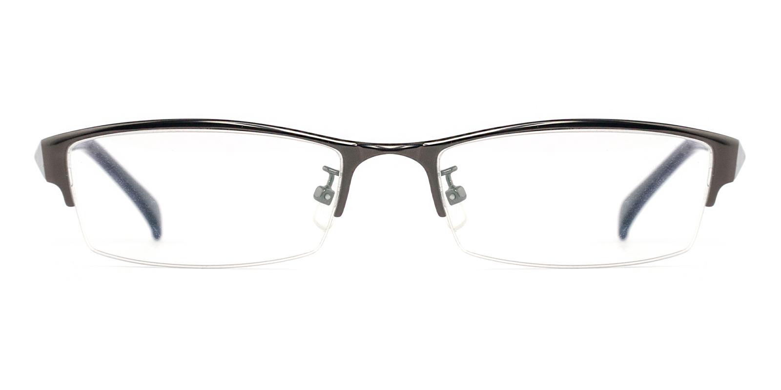 Riley Gun Metal Eyeglasses , NosePads Frames from ABBE Glasses