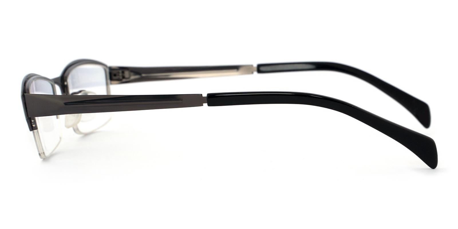 Riley Gun Metal Eyeglasses , NosePads Frames from ABBE Glasses