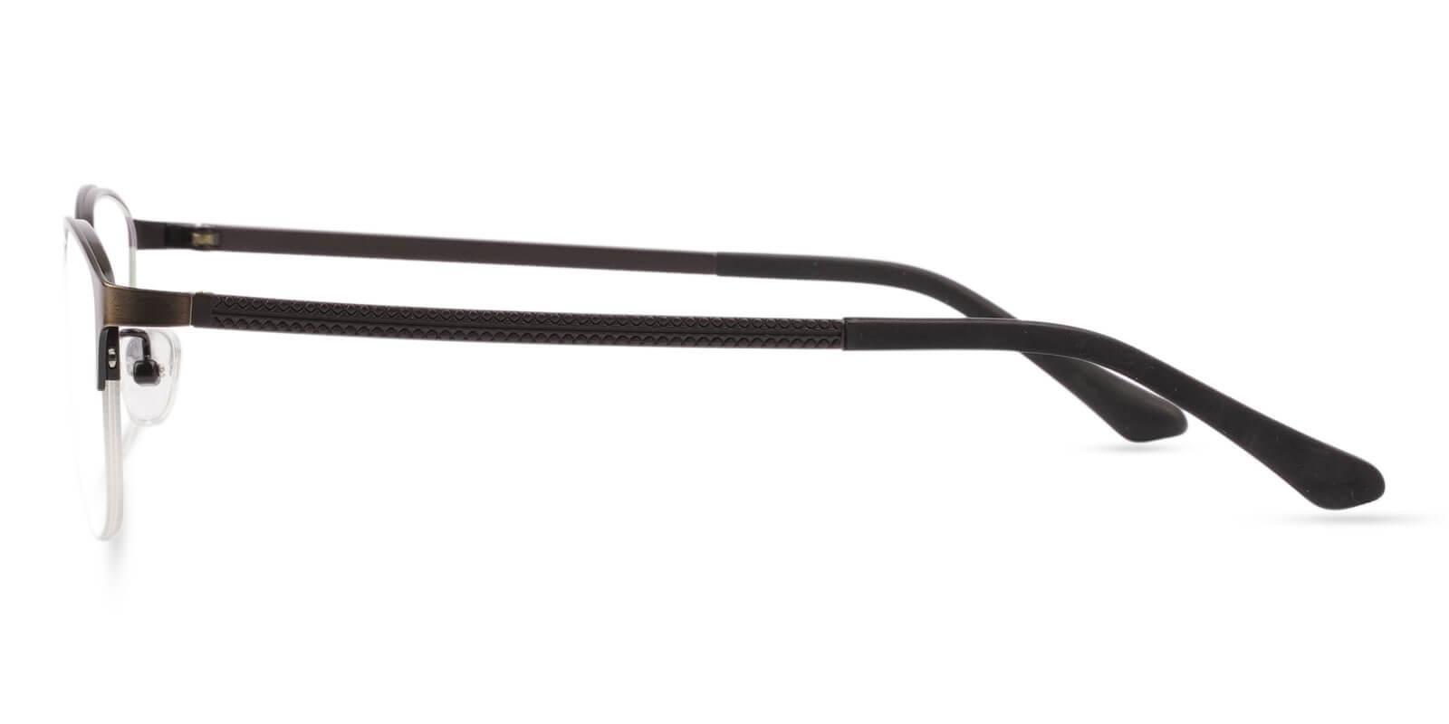 Victoria Gun Metal Eyeglasses , NosePads Frames from ABBE Glasses