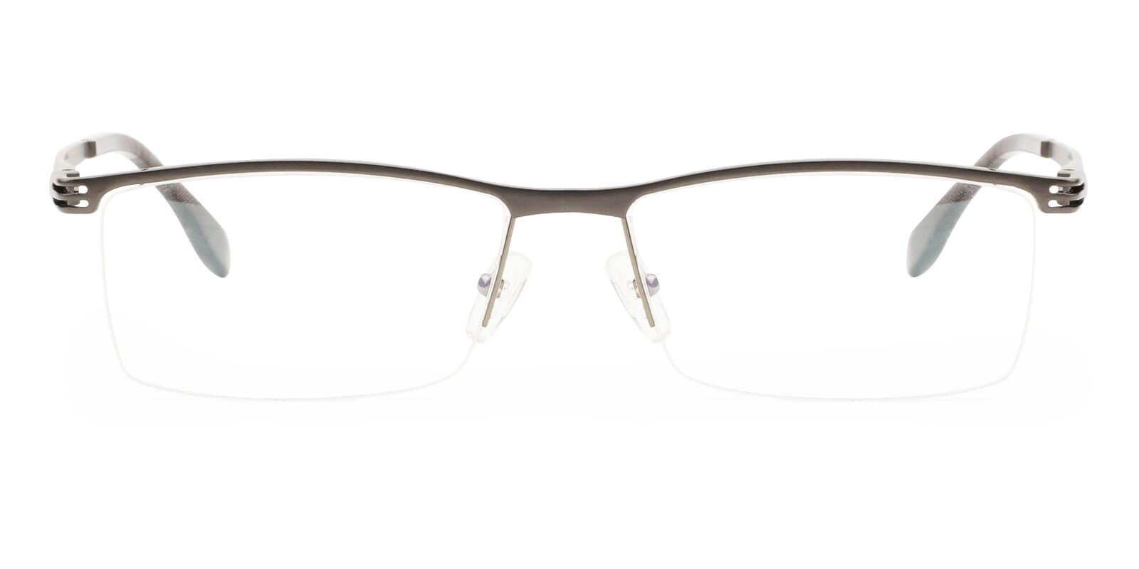 Matthew Gun Metal Eyeglasses , NosePads Frames from ABBE Glasses