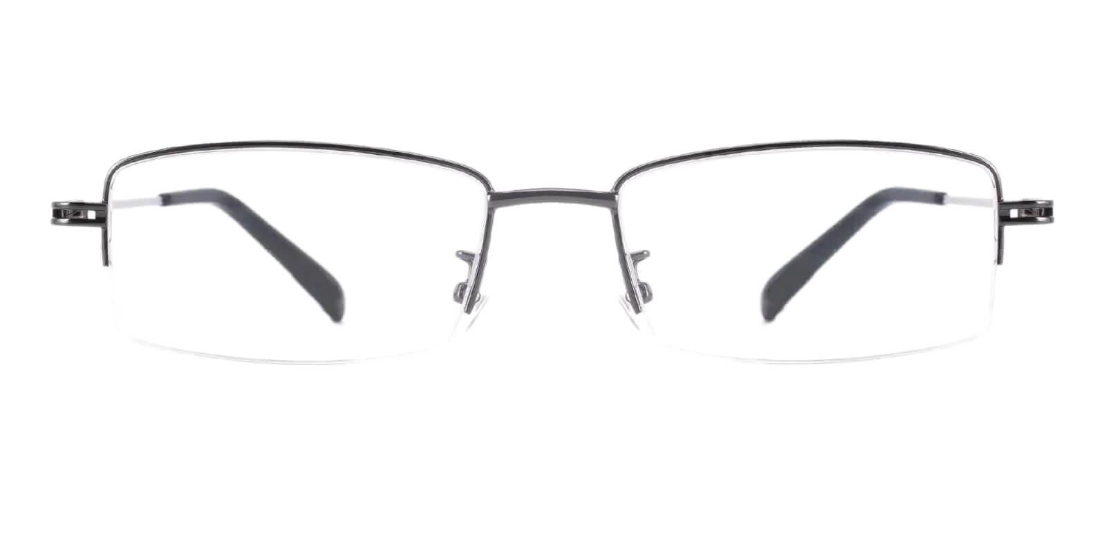 Connor Gun Metal Eyeglasses , NosePads Frames from ABBE Glasses