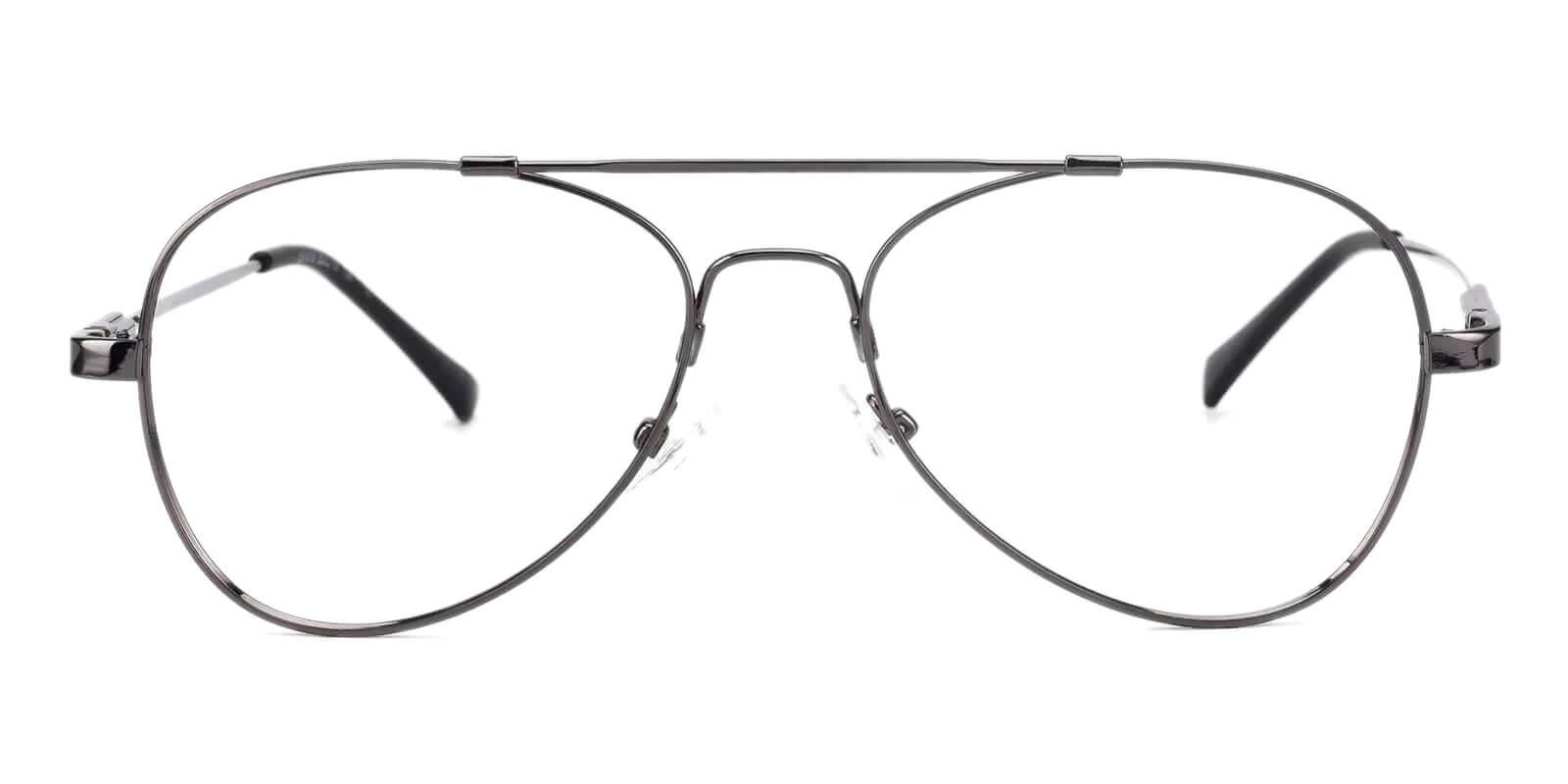 Hunter Gun Metal Eyeglasses , NosePads Frames from ABBE Glasses