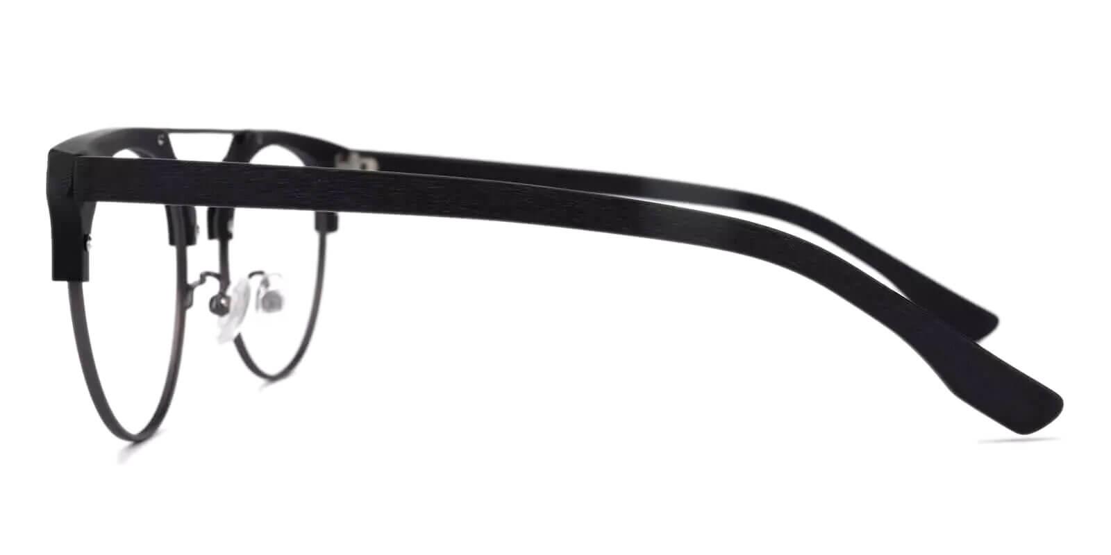 Woonsocket Black Combination Eyeglasses , NosePads Frames from ABBE Glasses