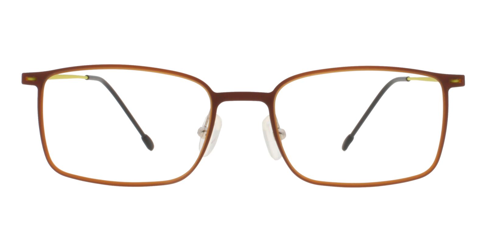 Philadelphia Brown Combination Eyeglasses , Lightweight , NosePads Frames from ABBE Glasses