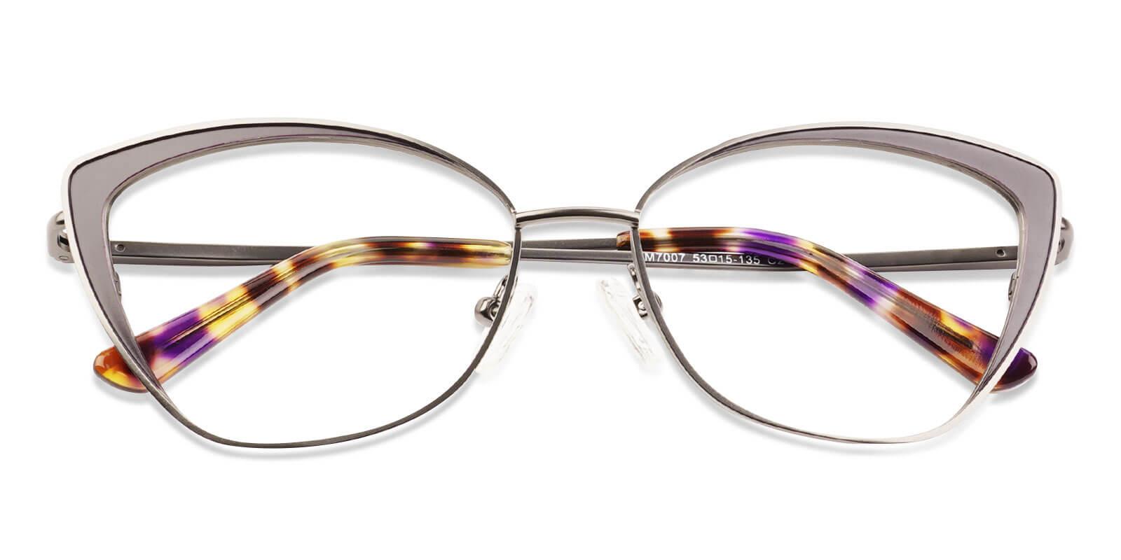 Paisley Gun Metal SpringHinges , NosePads , Eyeglasses Frames from ABBE Glasses