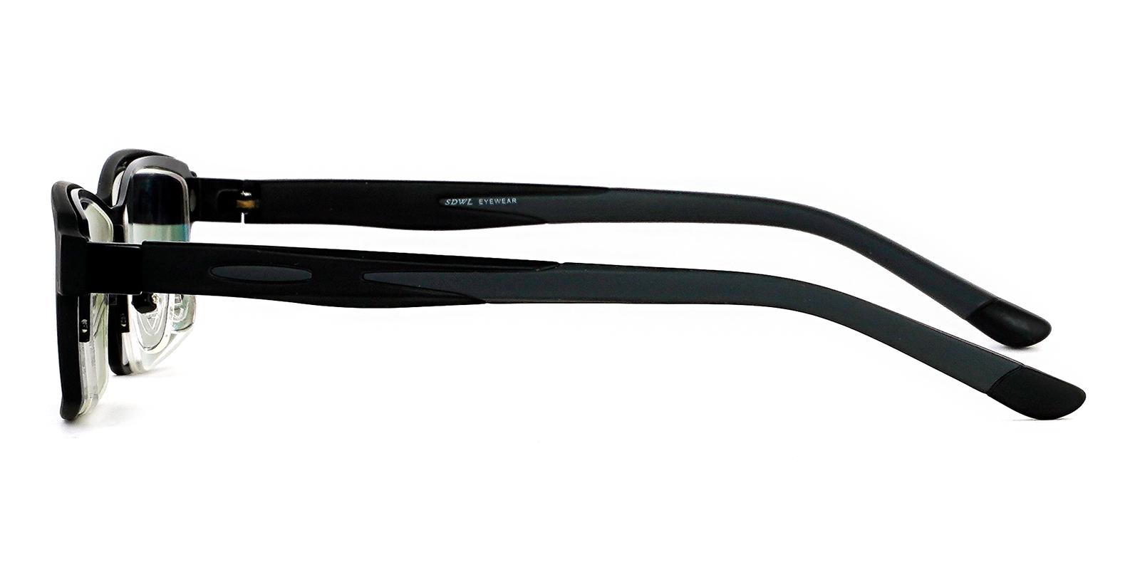 Afghanistan Clip-On Black TR Eyeglasses , NosePads Frames from ABBE Glasses