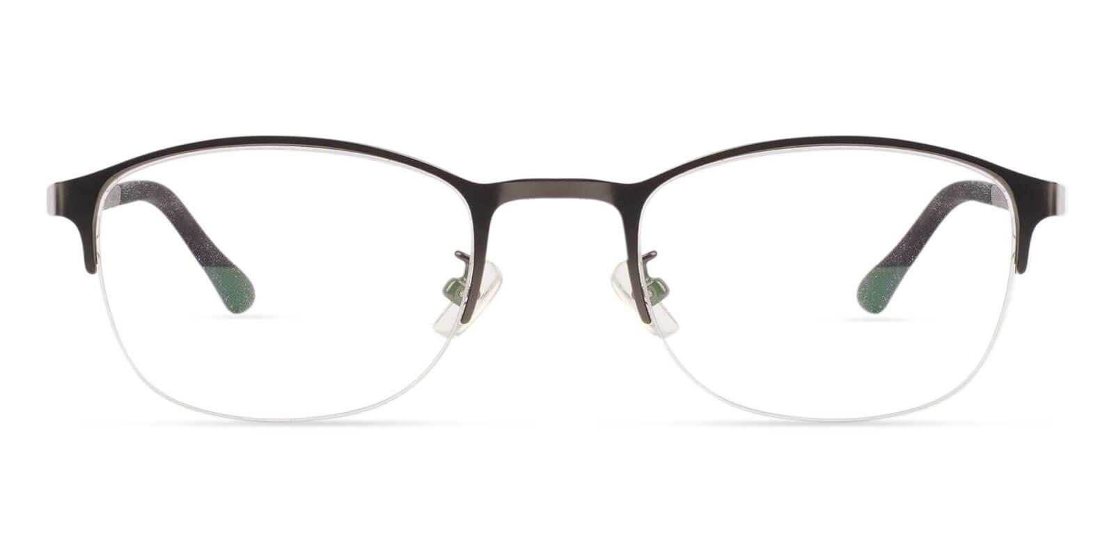 Bailey Brown Metal Eyeglasses , NosePads Frames from ABBE Glasses