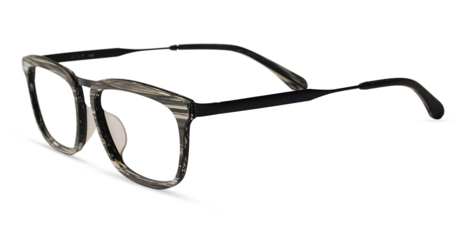 Audrey Pattern Acetate , Metal Eyeglasses , UniversalBridgeFit Frames from ABBE Glasses