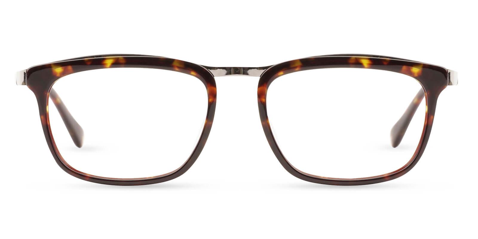 Audrey Tortoise Acetate , Metal Eyeglasses , UniversalBridgeFit Frames from ABBE Glasses