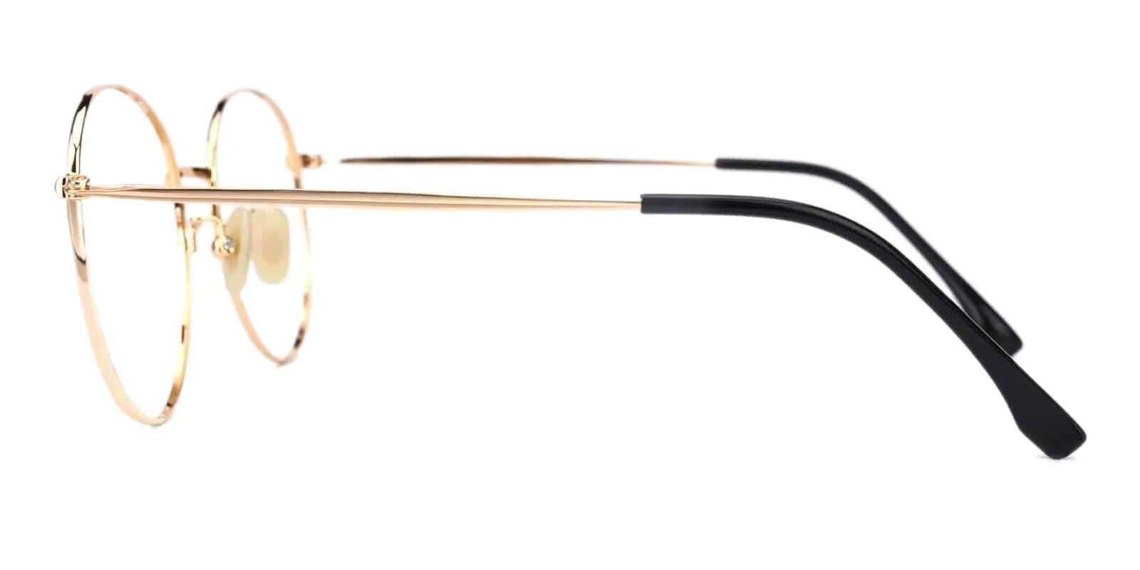 Mongolia Gold Titanium Eyeglasses , Lightweight , NosePads Frames from ABBE Glasses