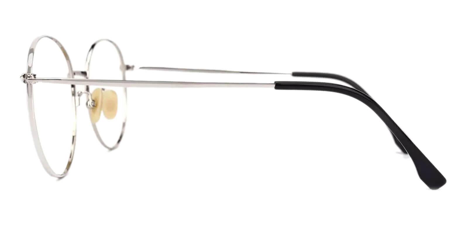 Mongolia Silver Titanium Eyeglasses , Lightweight , NosePads Frames from ABBE Glasses