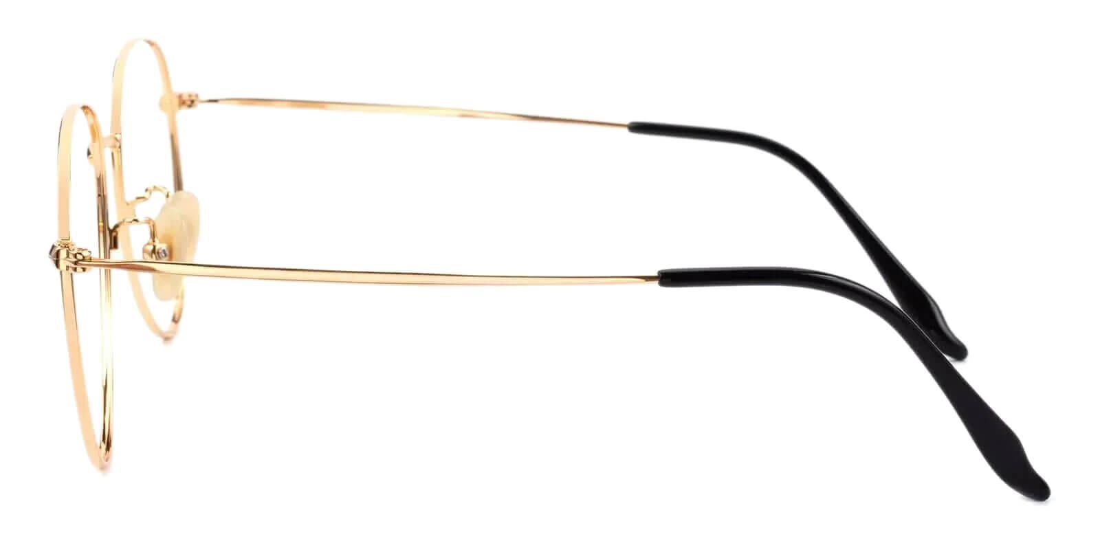 Nepal Gold Titanium Eyeglasses , Lightweight , NosePads Frames from ABBE Glasses