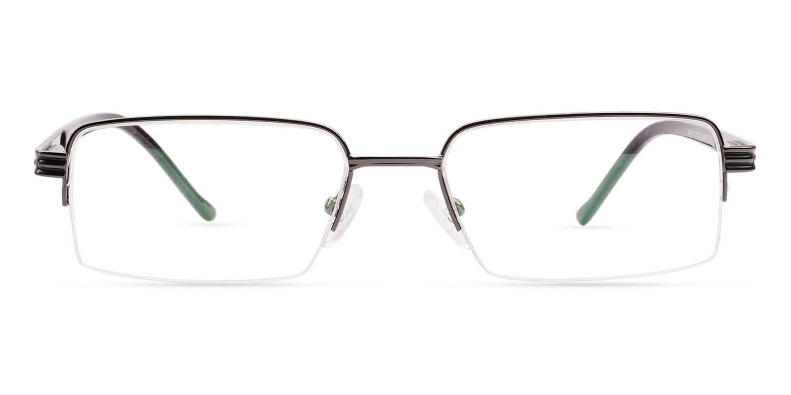 Nicaragua Gun Metal Eyeglasses , SpringHinges , NosePads Frames from ABBE Glasses