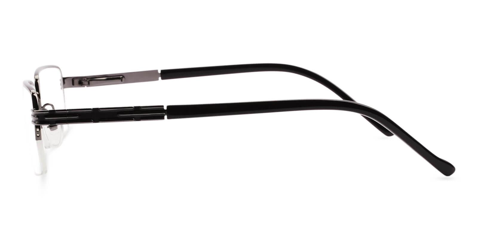 Nicaragua Gun Metal Eyeglasses , SpringHinges , NosePads Frames from ABBE Glasses