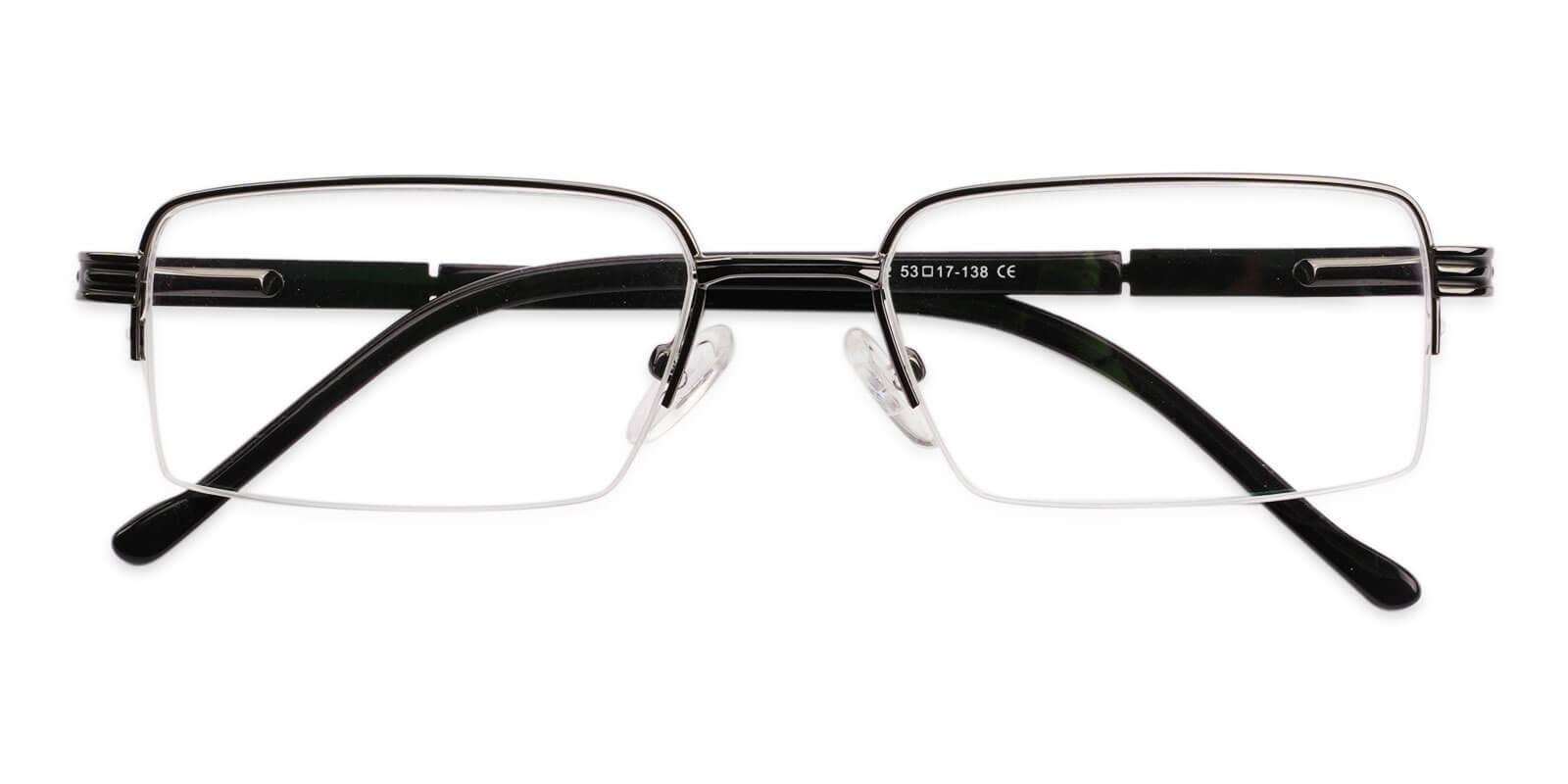 Nicaragua Gun Metal Eyeglasses , SpringHinges , NosePads Frames from ABBE Glasses