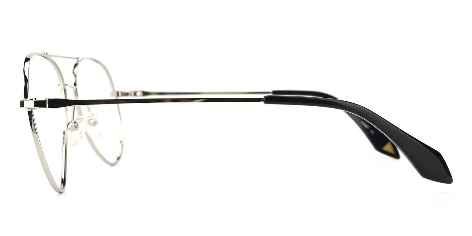 Malawi Silver Metal Eyeglasses , NosePads Frames from ABBE Glasses