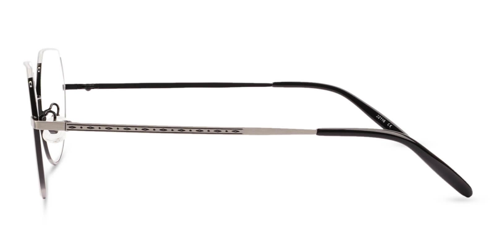 Indonesia Silver Metal Eyeglasses , Lightweight , NosePads Frames from ABBE Glasses