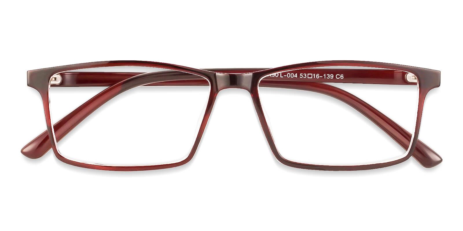 Eliana Red TR UniversalBridgeFit , Lightweight , Eyeglasses Frames from ABBE Glasses