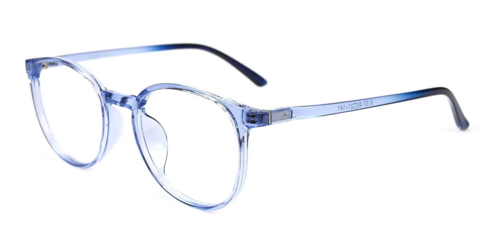 Denmark Blue TR Eyeglasses , UniversalBridgeFit , Lightweight Frames from ABBE Glasses