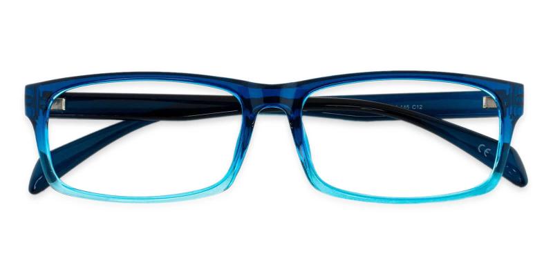 Isaiah Blue  Frames from ABBE Glasses