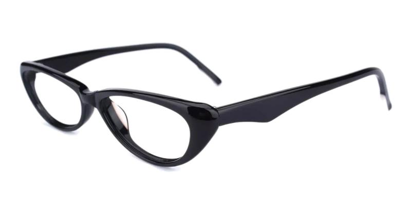 Black Nevaeh - Acetate ,Universal Bridge Fit