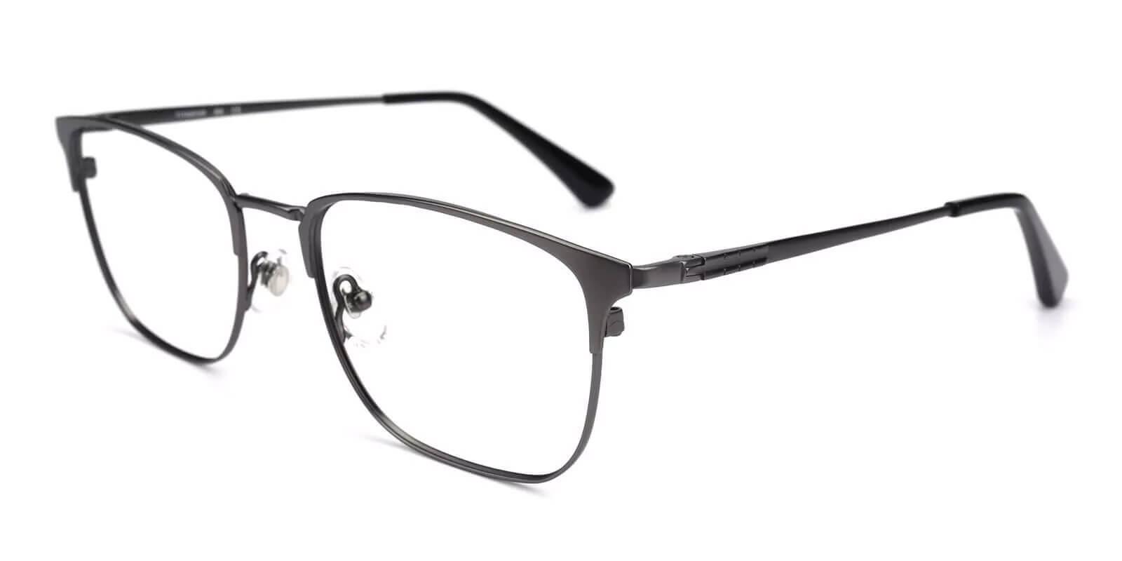 Nathan Gun Titanium Eyeglasses , Lightweight , NosePads Frames from ABBE Glasses