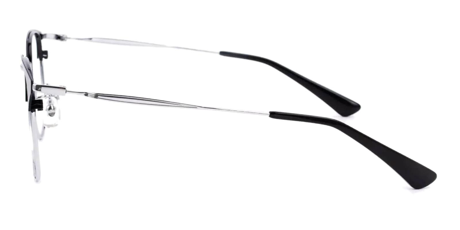 Delilah Silver Titanium Eyeglasses , Lightweight , NosePads Frames from ABBE Glasses