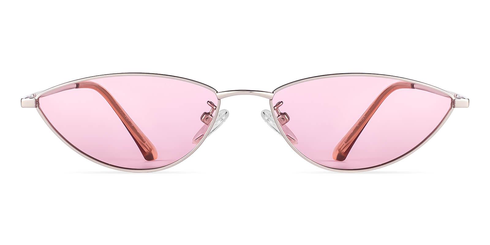 Echo Pink Metal Sunglasses , Lightweight , NosePads Frames from ABBE Glasses