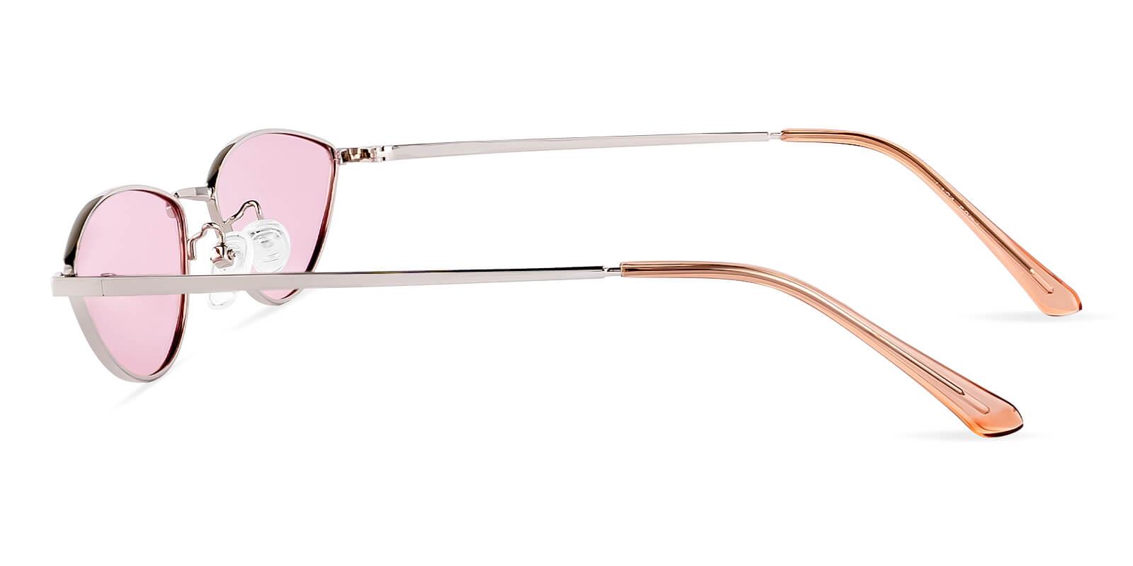 Echo Pink Metal Sunglasses , Lightweight , NosePads Frames from ABBE Glasses