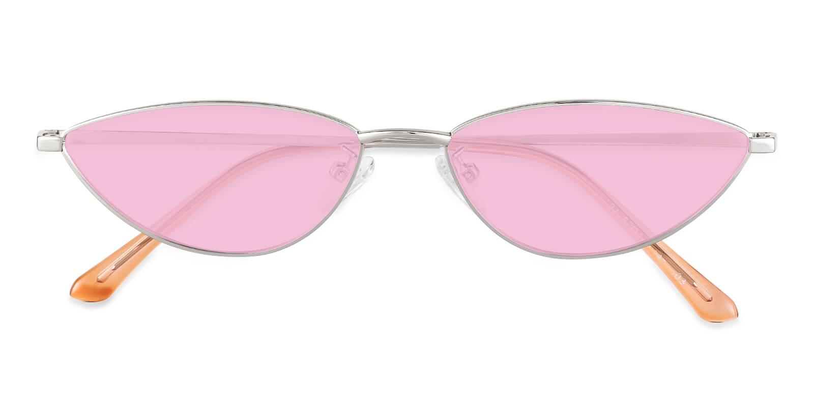 Echo Pink Metal Sunglasses , Lightweight , NosePads Frames from ABBE Glasses