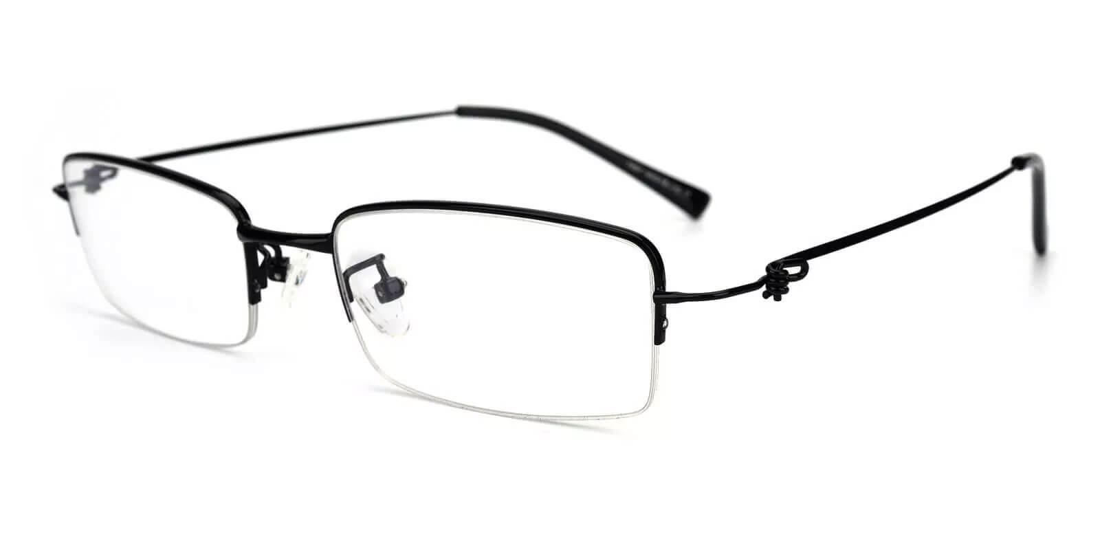 Chris Black Metal Eyeglasses , NosePads Frames from ABBE Glasses