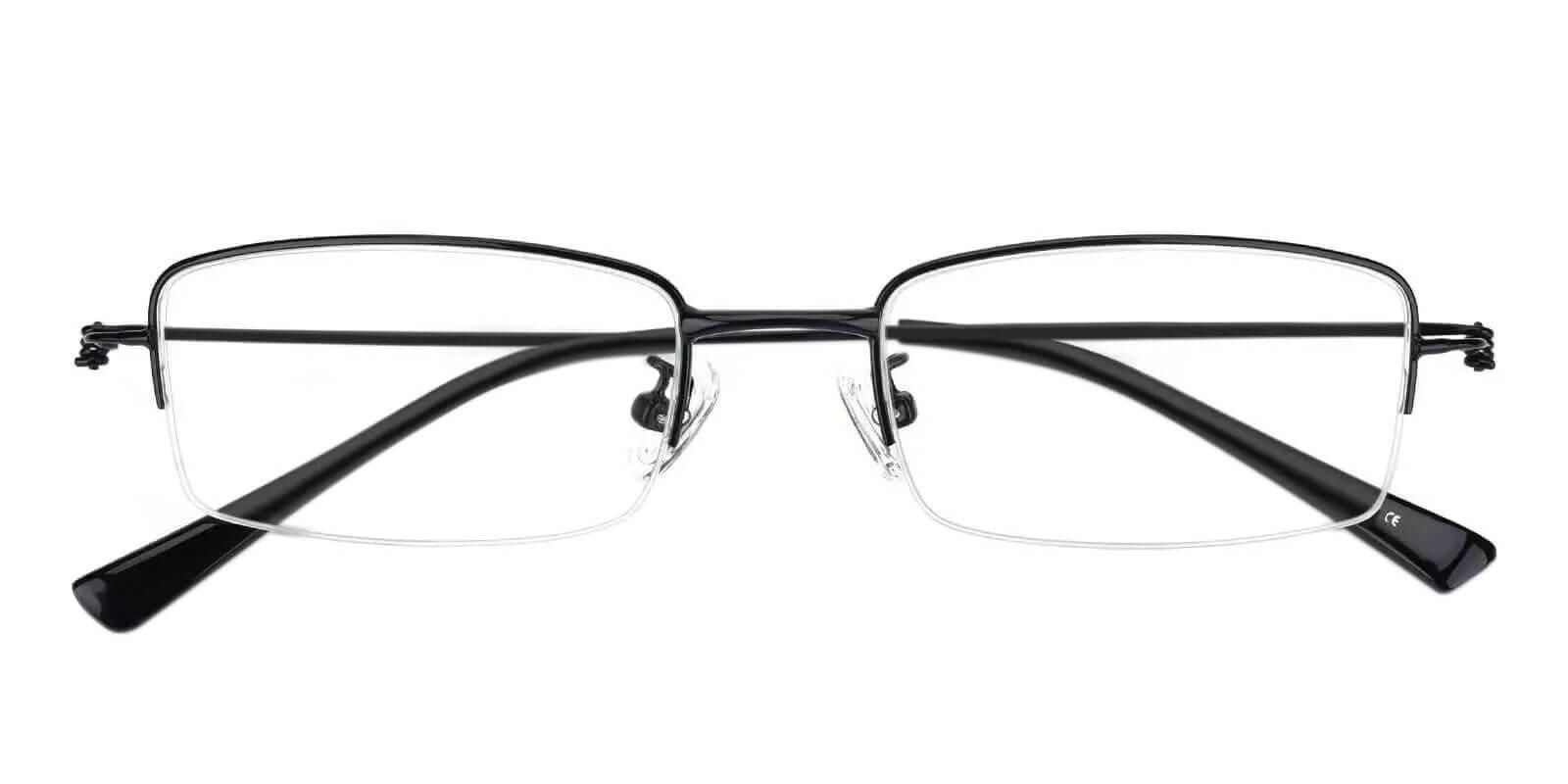 Chris Black Metal Eyeglasses , NosePads Frames from ABBE Glasses