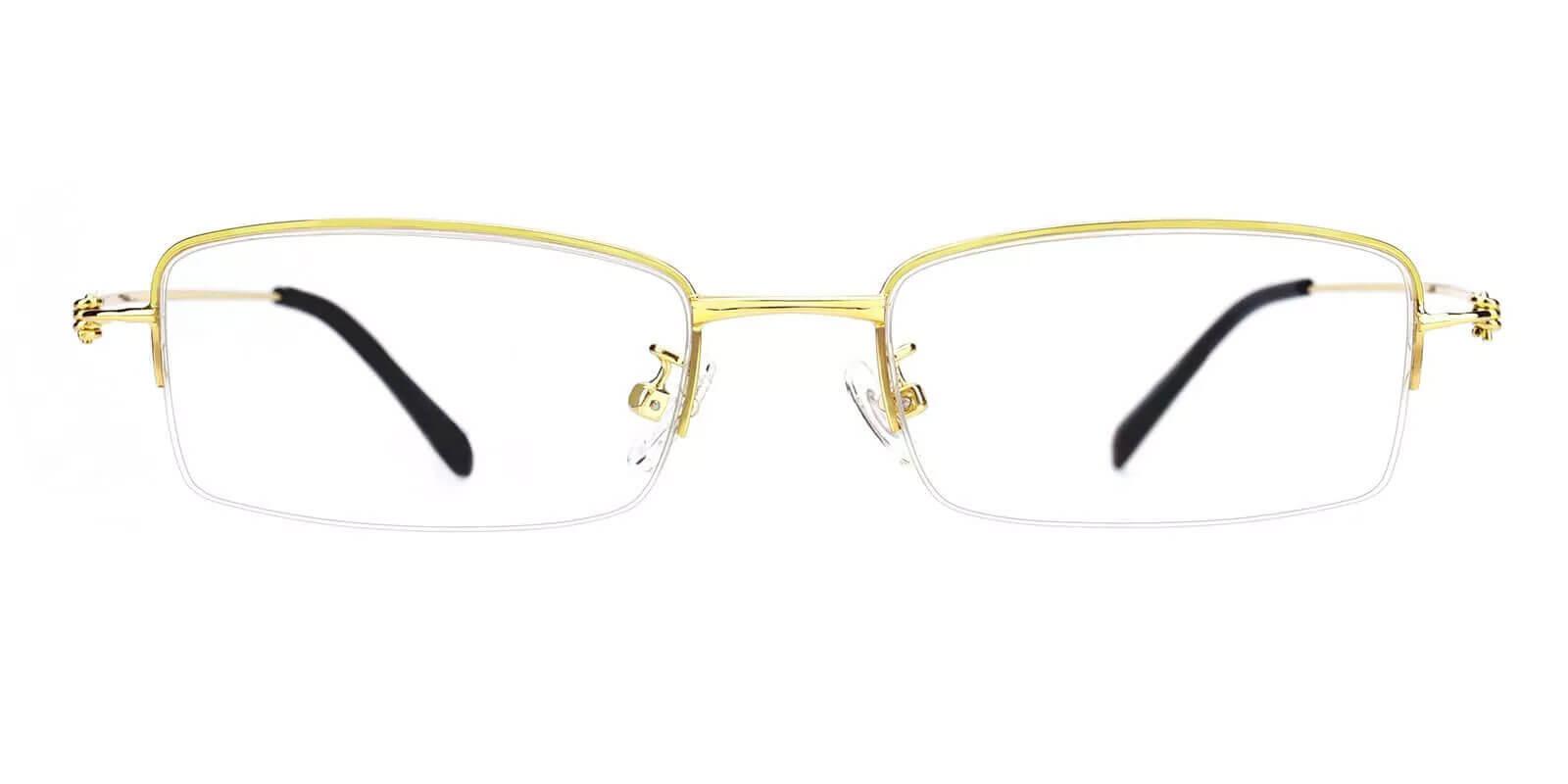 Chris Gold Metal Eyeglasses , NosePads Frames from ABBE Glasses