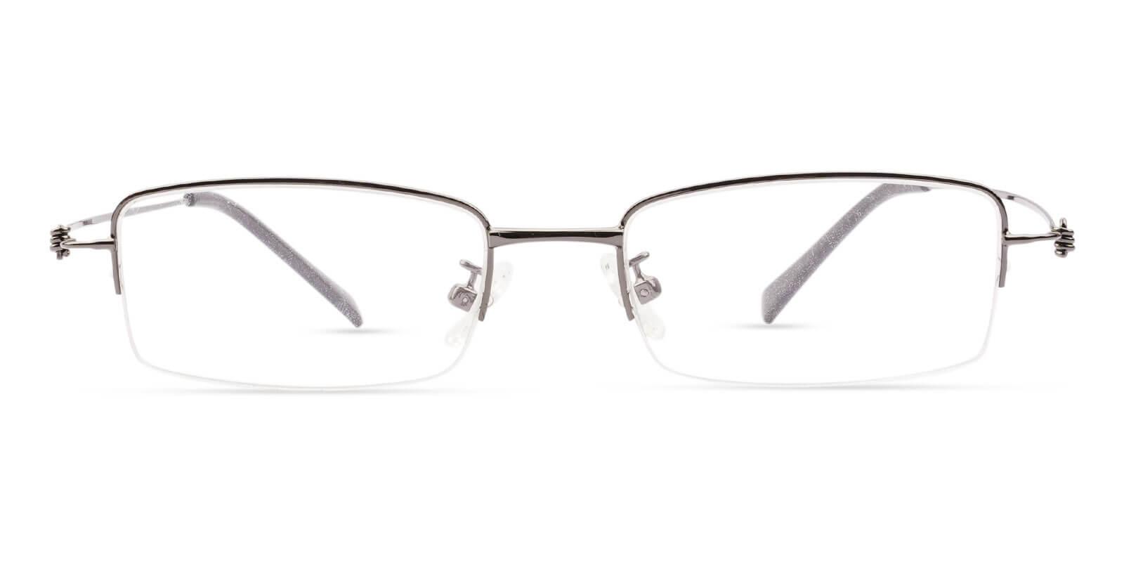 Chris Gun Metal Eyeglasses , NosePads Frames from ABBE Glasses