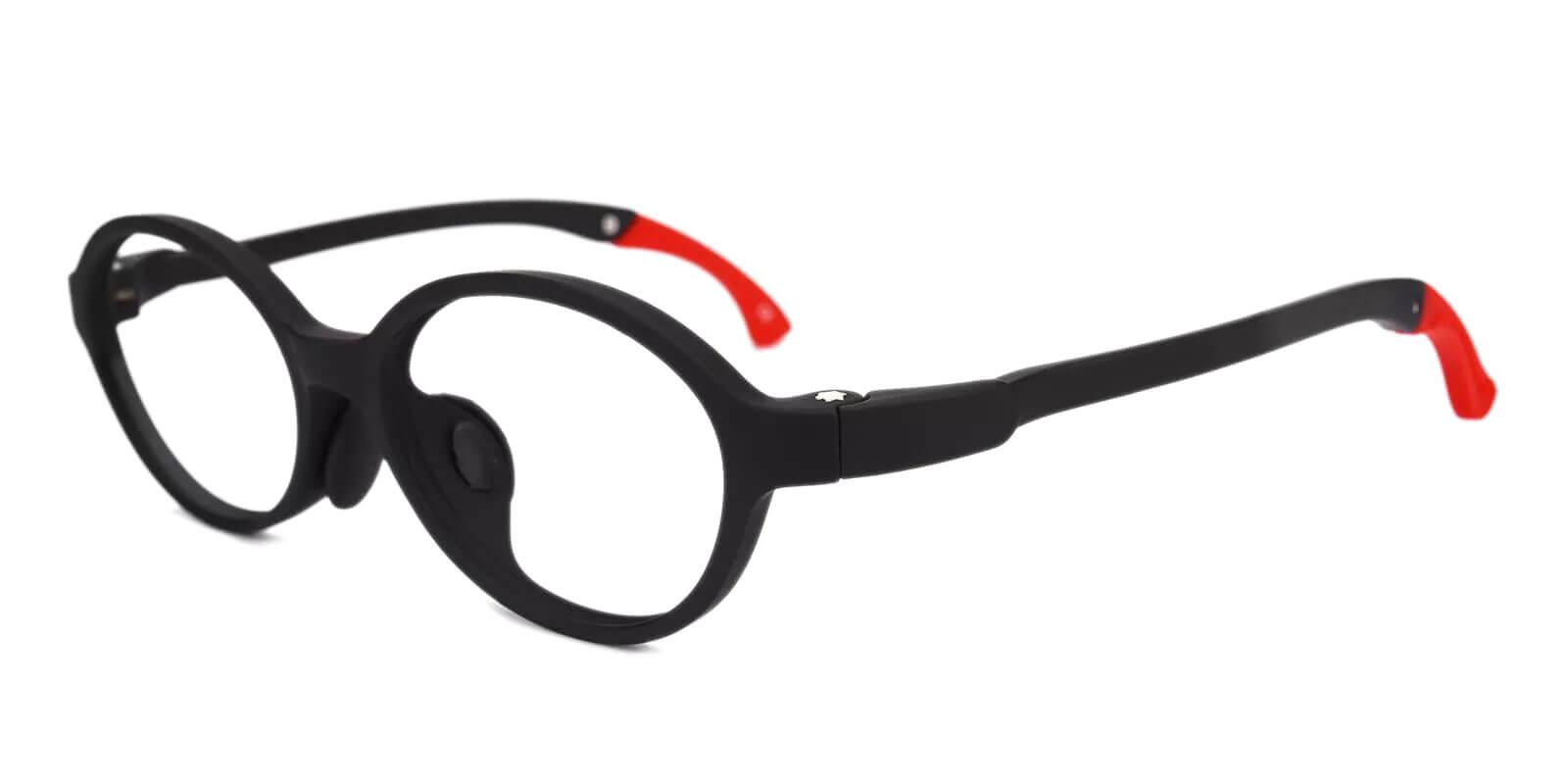 Kids-Outstand Black TR Eyeglasses , Lightweight , NosePads Frames from ABBE Glasses