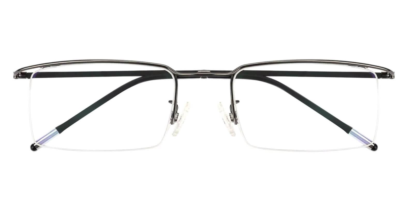 Wit Gun Metal Eyeglasses , NosePads Frames from ABBE Glasses