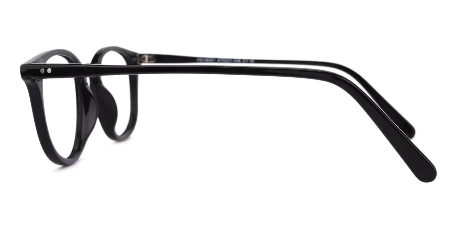 Venus Black Acetate Eyeglasses , UniversalBridgeFit Frames from ABBE Glasses