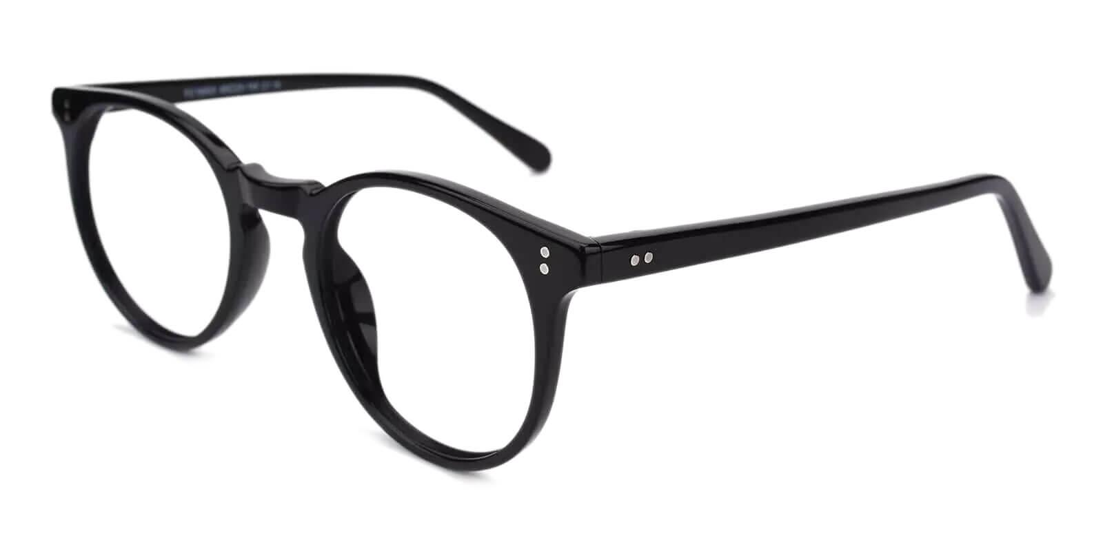 Mercury Black Acetate Eyeglasses , UniversalBridgeFit Frames from ABBE Glasses