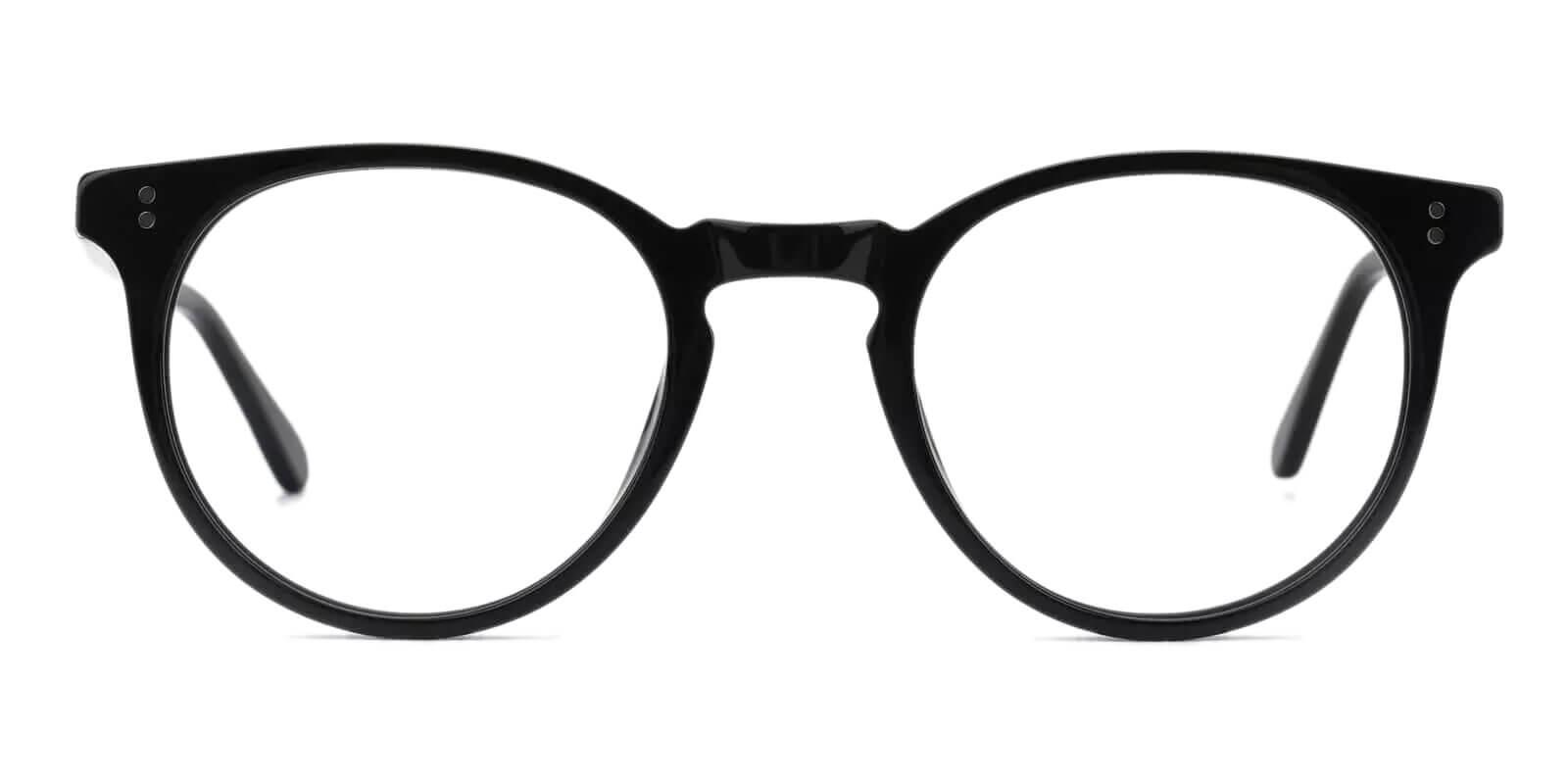 Mercury Black Acetate Eyeglasses , UniversalBridgeFit Frames from ABBE Glasses