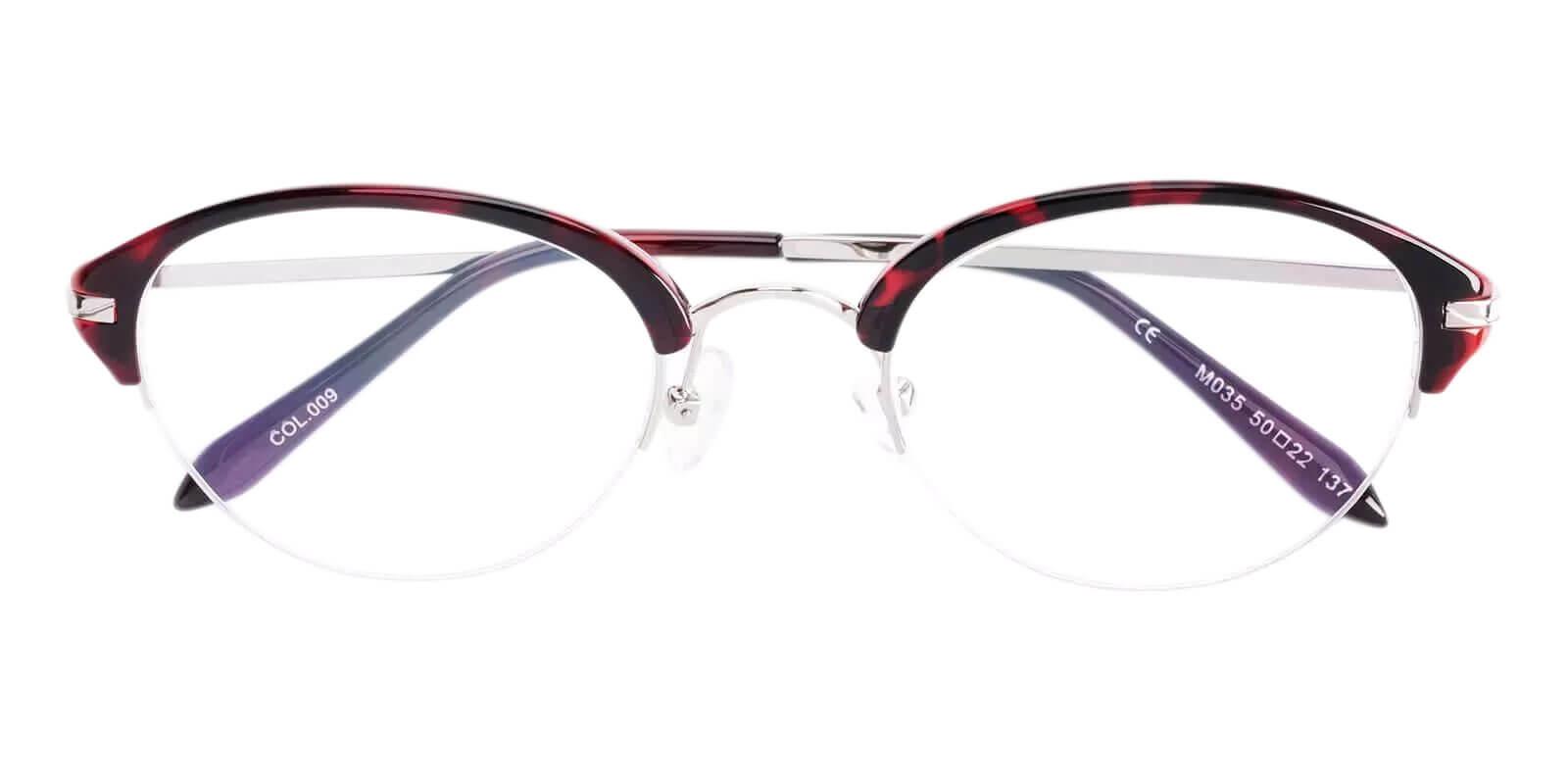 Solar Red Metal , TR Eyeglasses , NosePads Frames from ABBE Glasses