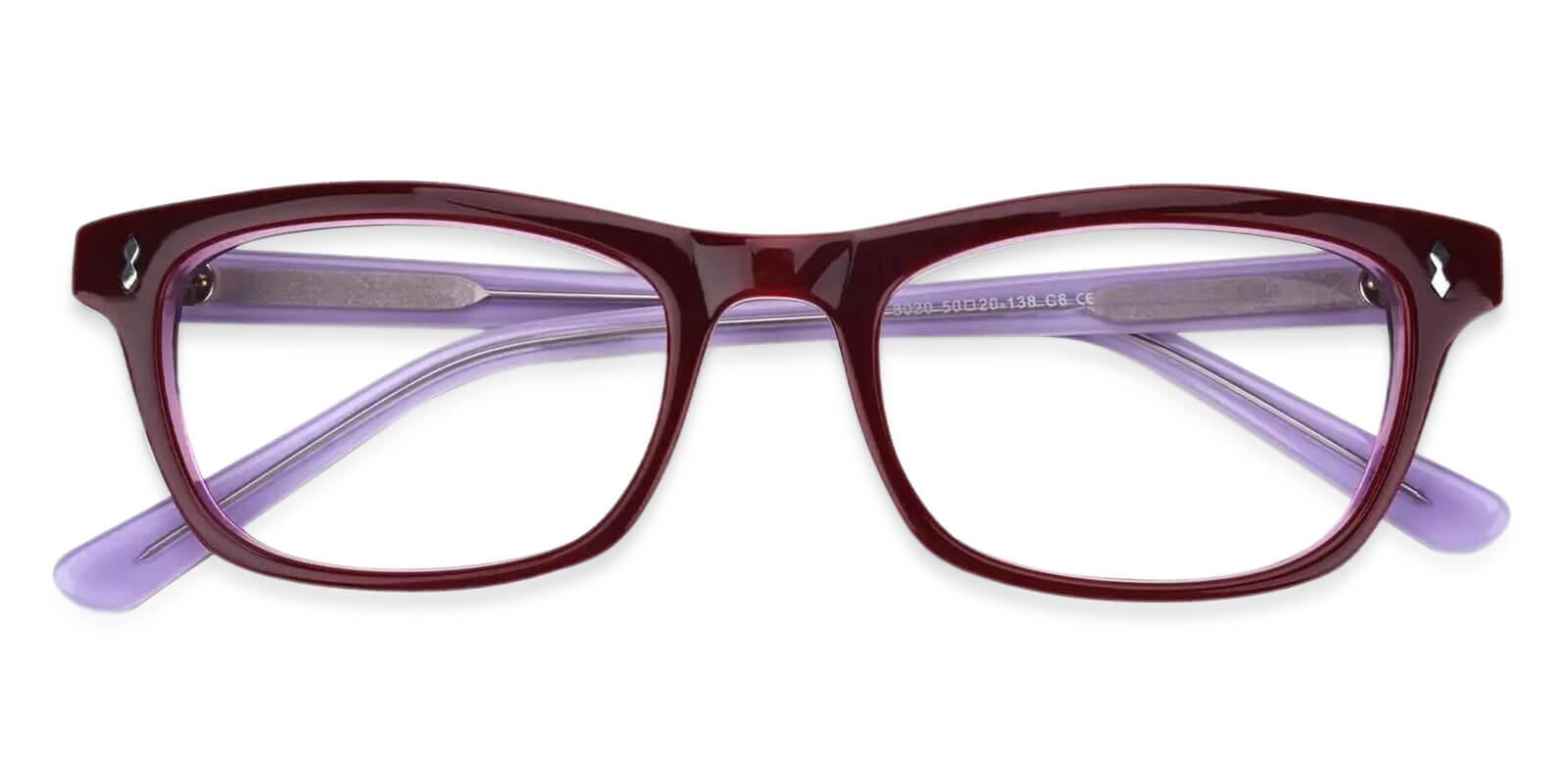 Leaf Purple Acetate Eyeglasses , UniversalBridgeFit Frames from ABBE Glasses