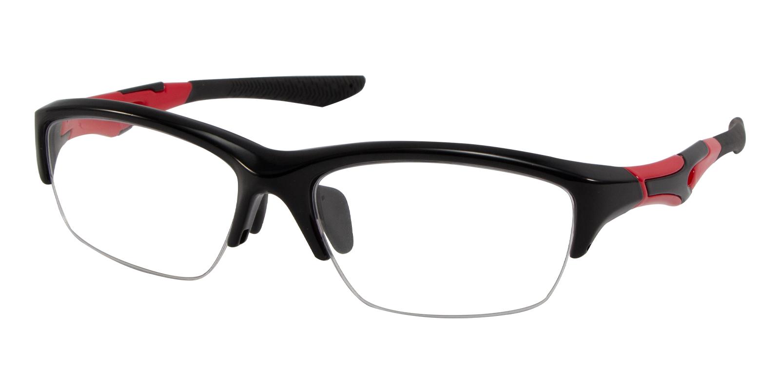 Phoenix Black TR SportsGlasses , NosePads Frames from ABBE Glasses