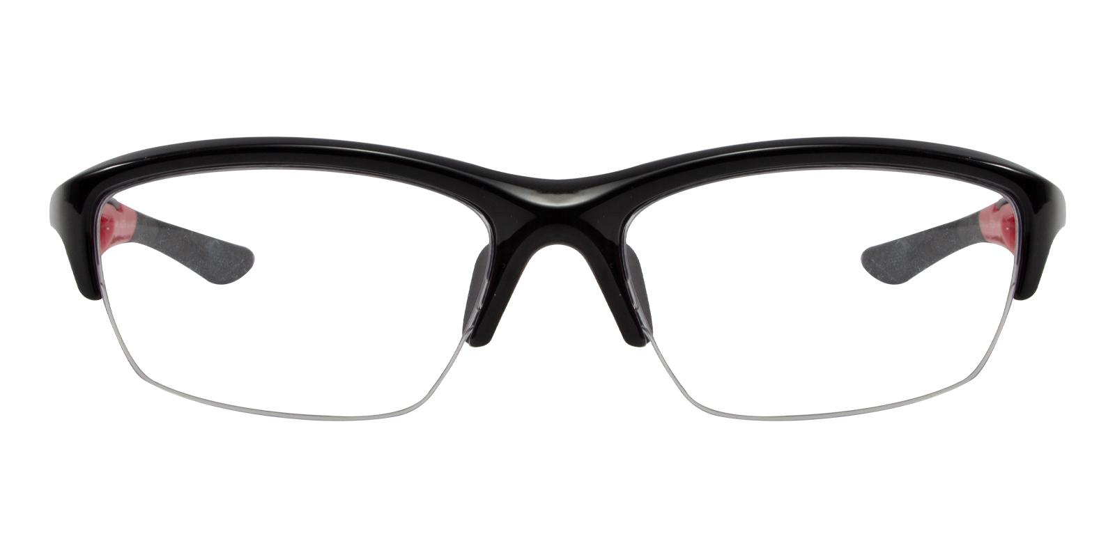 Phoenix Black TR SportsGlasses , NosePads Frames from ABBE Glasses