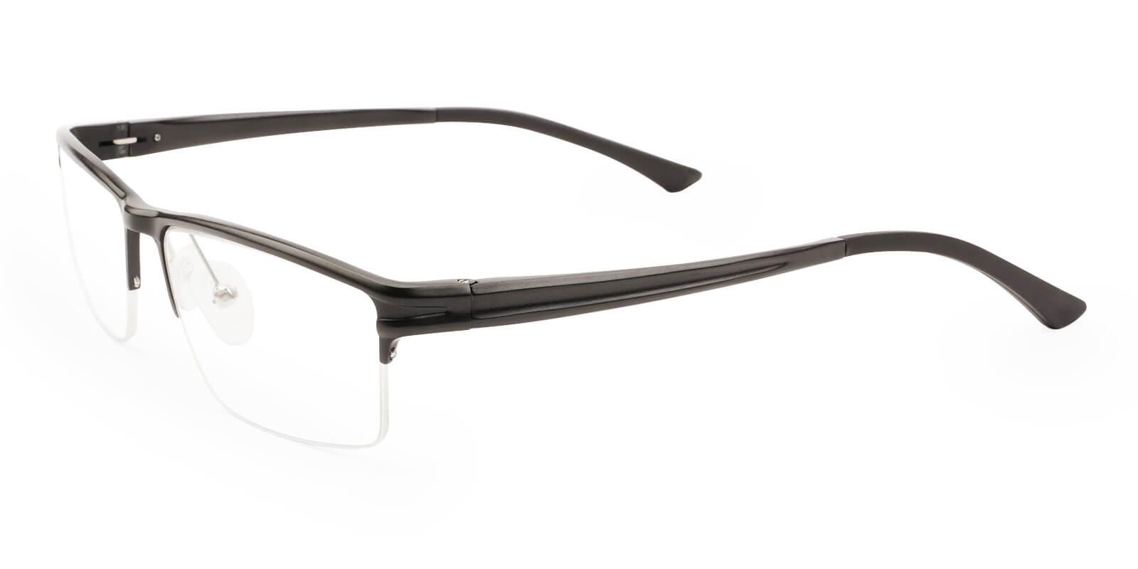 Seagull Black Metal SportsGlasses , SpringHinges , NosePads Frames from ABBE Glasses