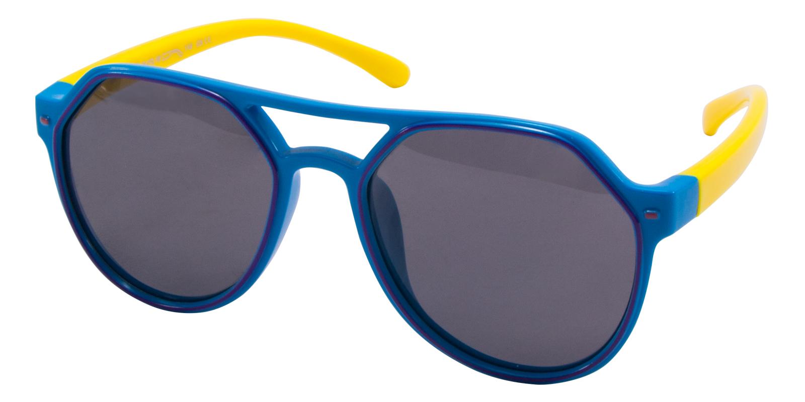 Pilot Blue TR Sunglasses , UniversalBridgeFit Frames from ABBE Glasses