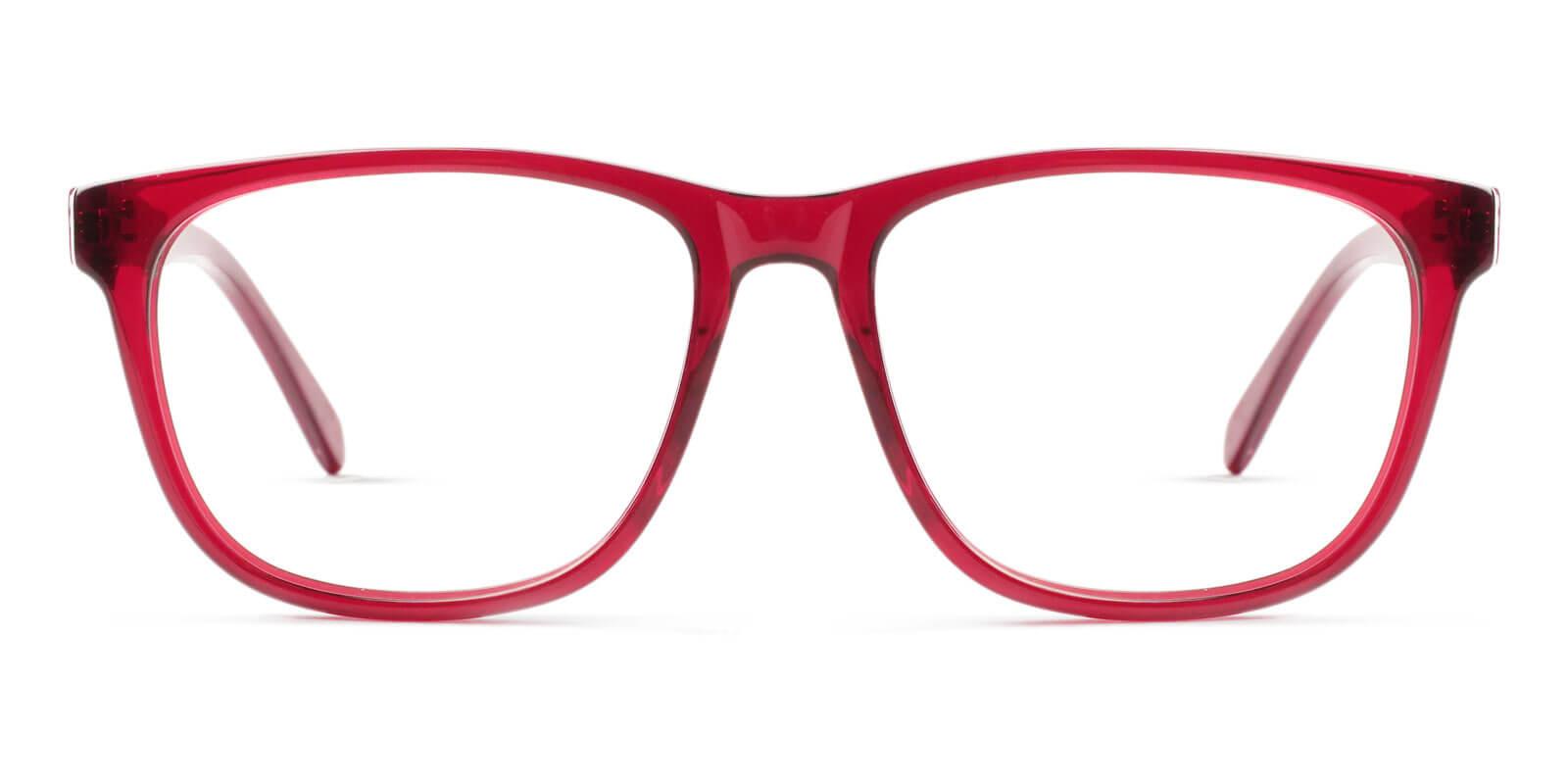 Abover Red Acetate Eyeglasses , UniversalBridgeFit Frames from ABBE Glasses