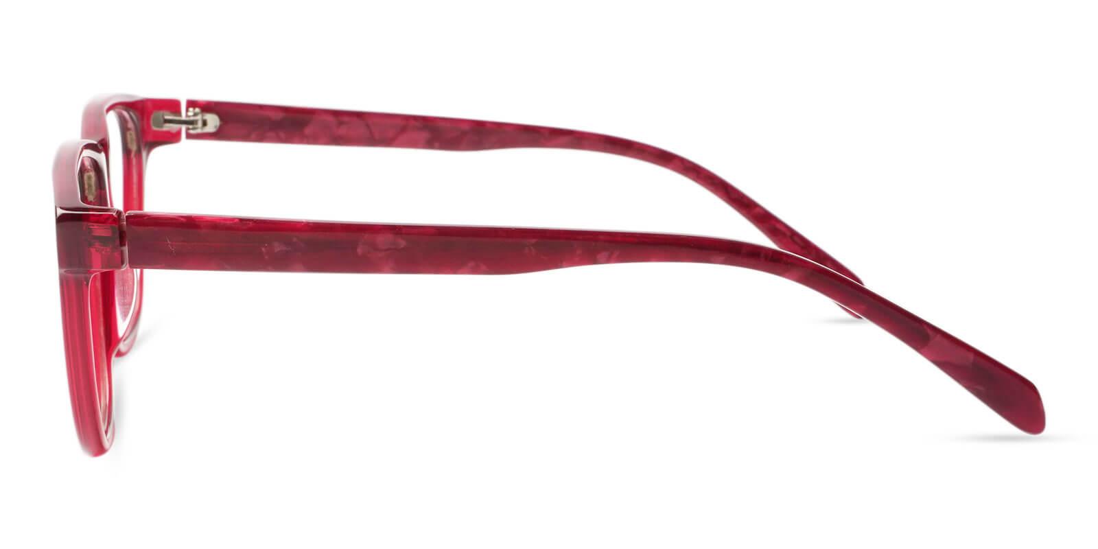 Abover Red Acetate Eyeglasses , UniversalBridgeFit Frames from ABBE Glasses